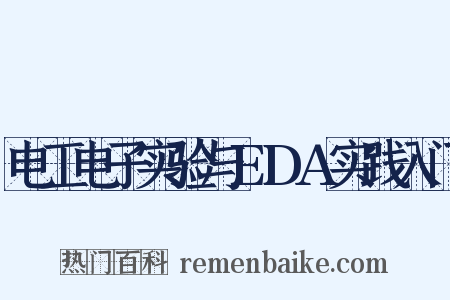 电工电子实验与EDA实践入门是什么意思的图片